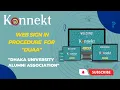 Konnekt Hub Guidelines Easy Sign In procedure from Konnekt Hub website
