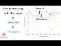 How to individual graph in Stack Plot Y-offset plot in Origin software