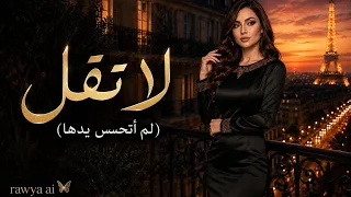 راويا   لا تقل  رد فتاة قصيدة لم أتحسس يدها          دندنها