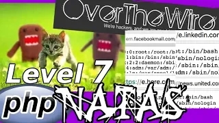 Python Web Hacking Local File Inclusion Natas OverTheWire Level 7