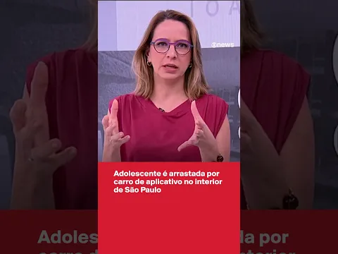 Adolescente é arrastada por carro de aplicativo no interior de São Paulo