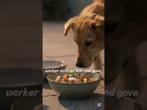 He Fed This Stray Dog Every Evening #shorts