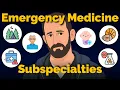16 Emergency Medicine Subspecialties Explained