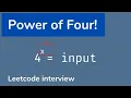 Power of Four - LeetCode Interview Coding Challenge Java Brains