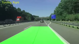 Lane Detection System with Turn Direction Detection Python OpenCV ADAS Mini Project