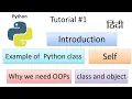 Object Oriented Programming in Python Basics Self parameter in Hindi