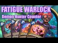 DESTROY DEMON HUNTERS Fatigue Warlock Sunken City Hearthstone
