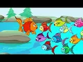 Download Lagu 10 Kleine visjes die zwommen naar de zee  - Kinderliedjes met tekst