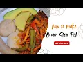 Download Lagu How to Make Jamaican Brown Stew Fish with Boiled Food | Step-by-Step Recipe” ✅