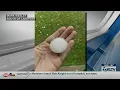 Large hail hits East Texas counties during severe weather on Sunday