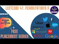 Leetcode 47 Permutations II