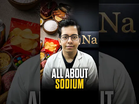All About Sodium | Most Important Mineral | Dt.Bhawesh | #diettubeindia #dietitian #salt #shorts