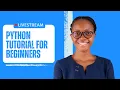 Python for Beginners Hands-On Live Session Learn Python for Data Analysis