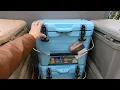 OZARK TRAIL 26 QUART HIGH PERFORMANCE COOLER AT WALMART CLOSE UP AND INSIDE LOOK