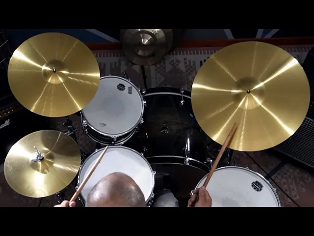 Kit de Pratos X-Pro by C. Ibañez P1 em Brass Alloy Set com Chimbal