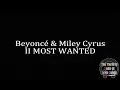 洋楽　和訳 Beyoncé & Miley Cyrus – II MOST WANTED