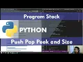 Program Stack dengan Bahasa Pemrograman Python