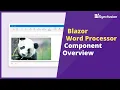 Blazor Word Processor - Overview of the Document Editor Component