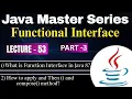 Functional Interface in Java Part-3 What is Functional Interface in Java8 Tpoint Tech