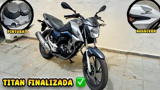 Titan 160 do leilão finalizada ✅
