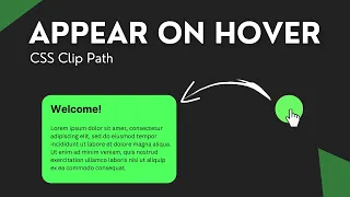 Appear on Hover Effect Clip Path CSS Learn Clip Path FrontendDUDE