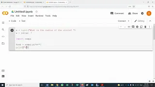 Python Input with Colab