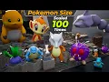 Download Lagu If Pokemon Size increase by 100 Times | Pokémon Size comparison | imaginary size comparison