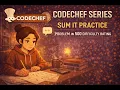 CodeChef Series Sum it Practice Problem in 500 difficulty rating