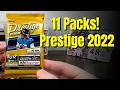 Opening 11 Prestige 2022 Football Card Packs