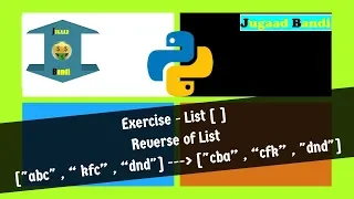 Exercise Reverse Part-2 Python Tutorial in Hindi