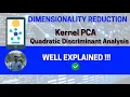 Kernel PCA Quadratic Discriminant Analysis QDA Feature Selection PCA vs KPCA QDA vs LDA