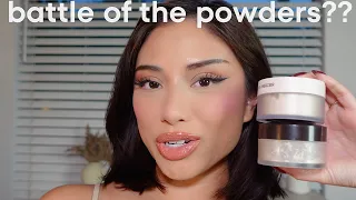 new laura mercier ultra-blur vs original loose powder comparison from a pro makeup artist