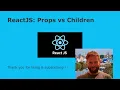 What s the difference between Props and Children in React