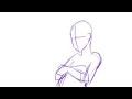 cross arms Photoshop animation