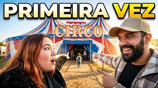 PRIMEIRA VEZ DO BÊE NO CIRCO!!! 