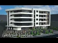 ROBLOX Bloxburg Huge Luxurious Apartment Building Speedbuild Tutorial EXTERIOR ONLY Ellvoi