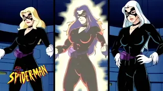 All Black Cat Transformations Spider-Man The Animated Series