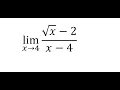 Calculus Help Find the limits lim x 4 x-2 x-4 - Techniques