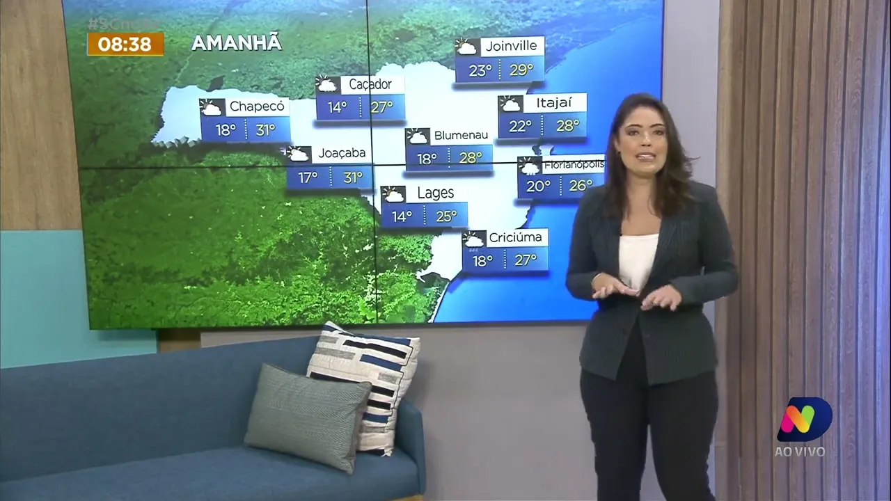 Confira a previsão do tempo para os próximos dias em SC