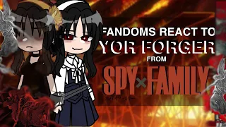 Fandoms React To Yor Forger 2x Speed 4 8 Chewya 