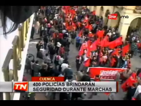 400 policías brindarán seguridad durante marchas