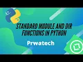 Standard Modules in Python Dir functions in Python Python Training Prwatech