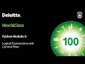 Python Module 3 Logical Expressions and Control Flow