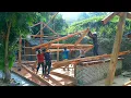 Download Lagu Successfully assembled a super beautiful wooden house. With the help of KONG, COI, PHIN \u0026 villagers
