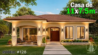 Hermosa Casa de 11x7.5m