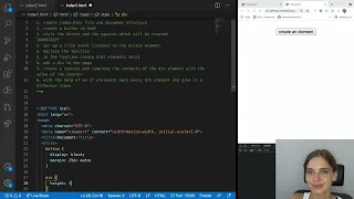 JavaScript DOM Project Creating Dynamic Elements with Conditional Styling Project 1