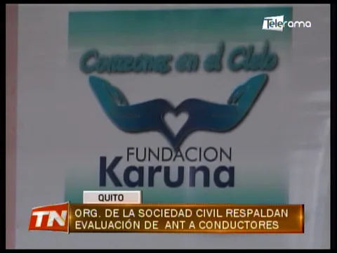 Org. de la Sociedad Civil respaldan evaluación de ANT a conductores