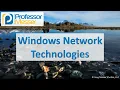 Windows Network Technologies - CompTIA A 220-1002