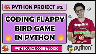Project 2 Coding Flappy Bird Game With Source Code Python Tutorials For Absolute Beginners