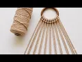 Macrame - Easy Wall Hanging Simple DIY Butterfly Pattern Plant Hanger Tutorial for Beginners